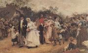 Sir Samuel Fildes The Wedding Procession USA oil painting artist